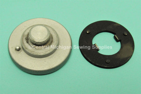 Vintage Original Stop Motion Knob, Set Screw and Washer Fits Singer Gear Driven Models 201 & 15-91 - Central Michigan Sewing Supplies