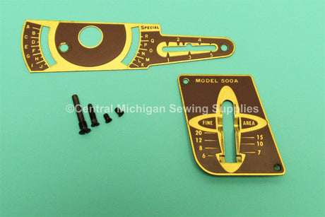 Vintage Original Singer Front Cover Plates Fits Models 500A - Central Michigan Sewing Supplies