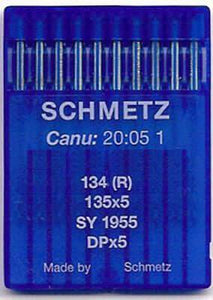 Schmetz Industrial Sewing Machine Needles 134R, 135x5, DPx5, 135x7